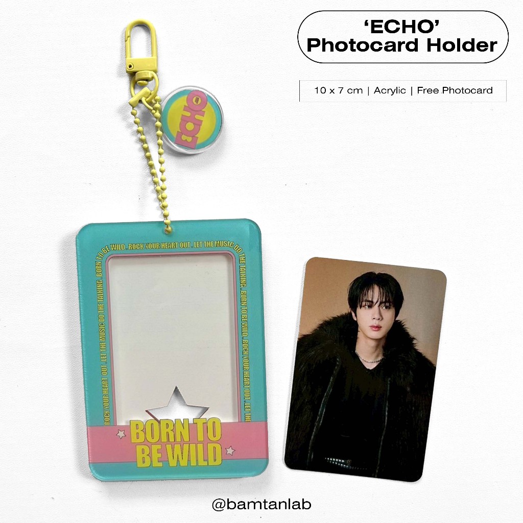 [PRE-ORDER] Jin 'ECHO'’ Photocard Holder (designed by @bamtanlab) | Poca Holder Acrylic BTS | Frame 
