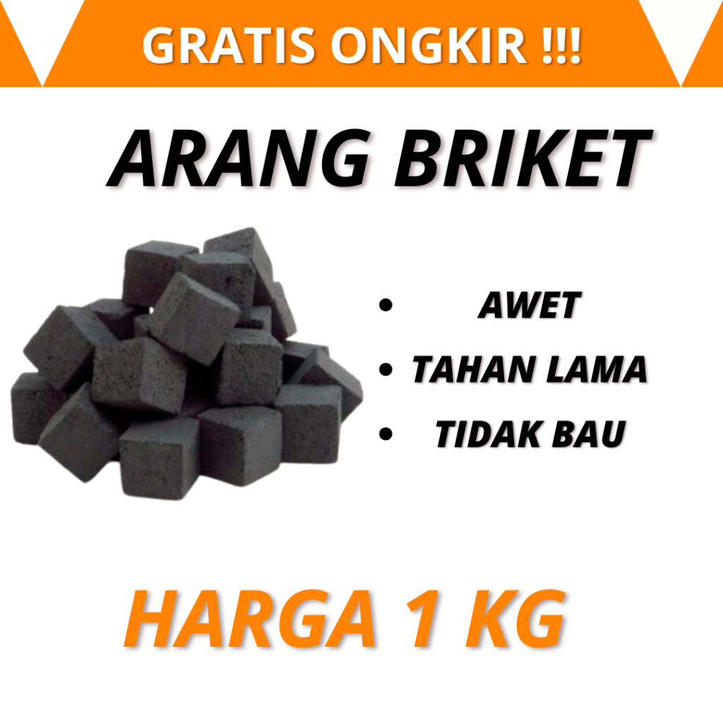 Arang Briket Briket Arang BBQ Arang Briket Sate