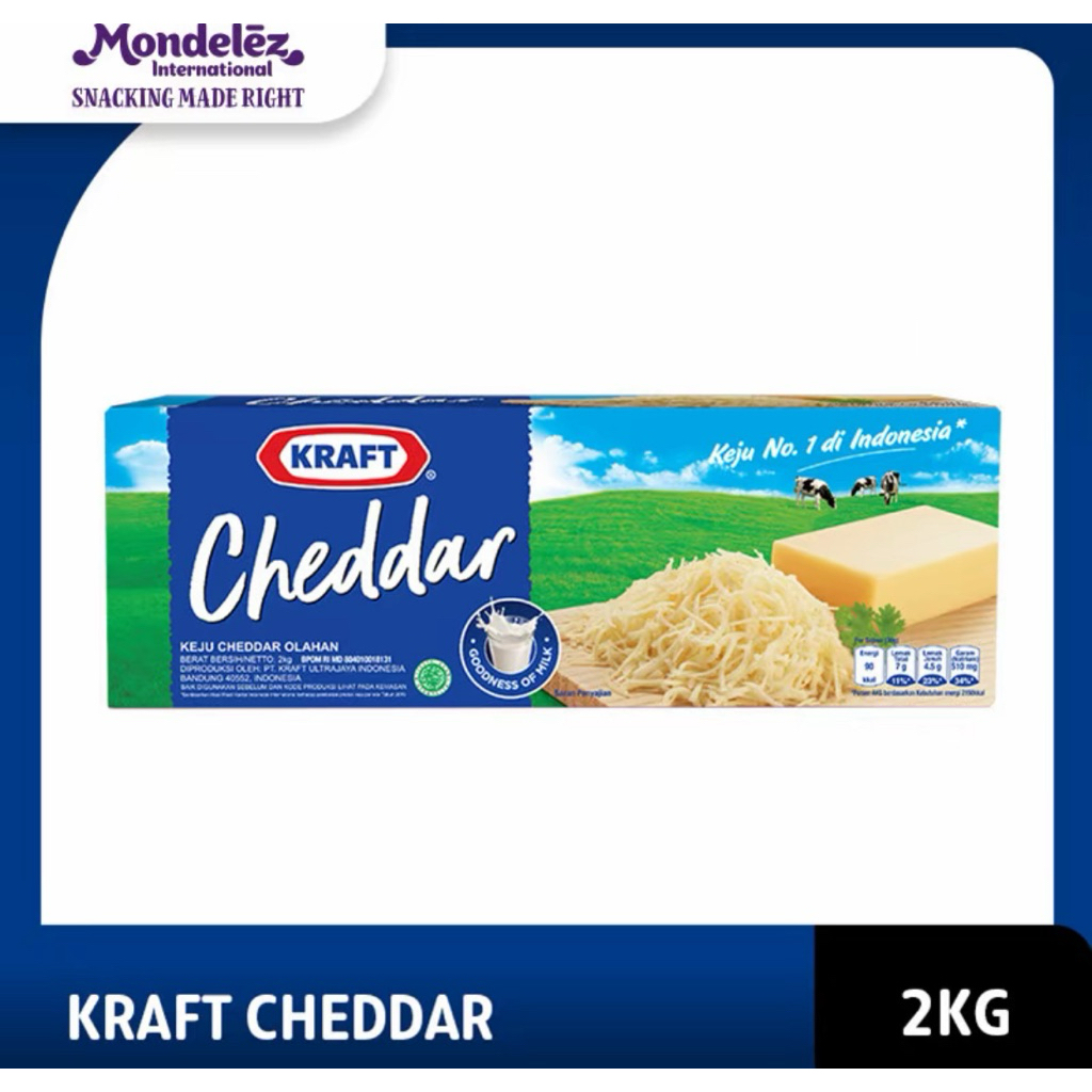 

Keju Kraft Cheddar 2kg