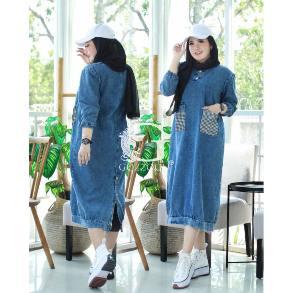 AGNIA SET JEANS ORI GOZZO|| ZAIRA SET JEANS