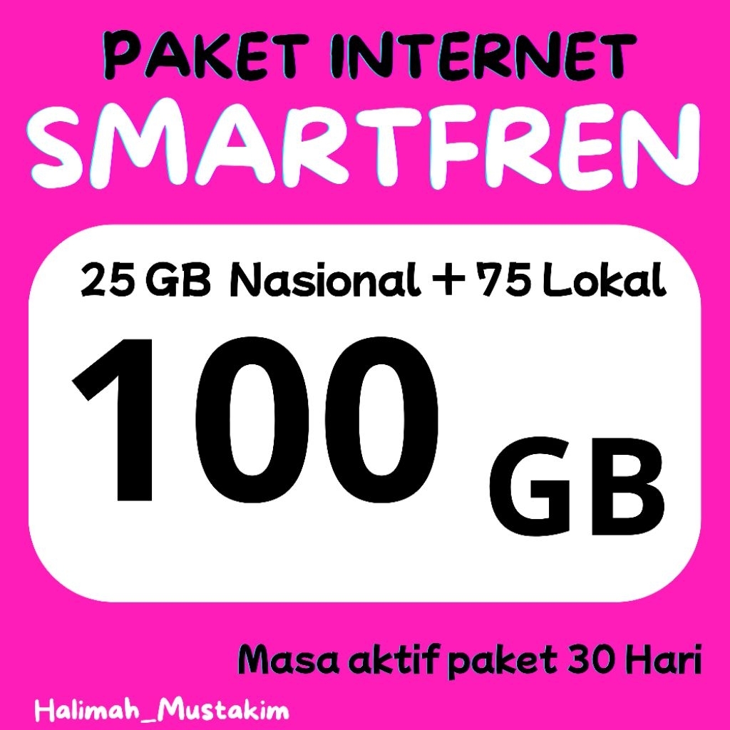 Kuota Internet Smartfren 100 GB | kuota Smartfren murah | kuota Smartfren big jumbo