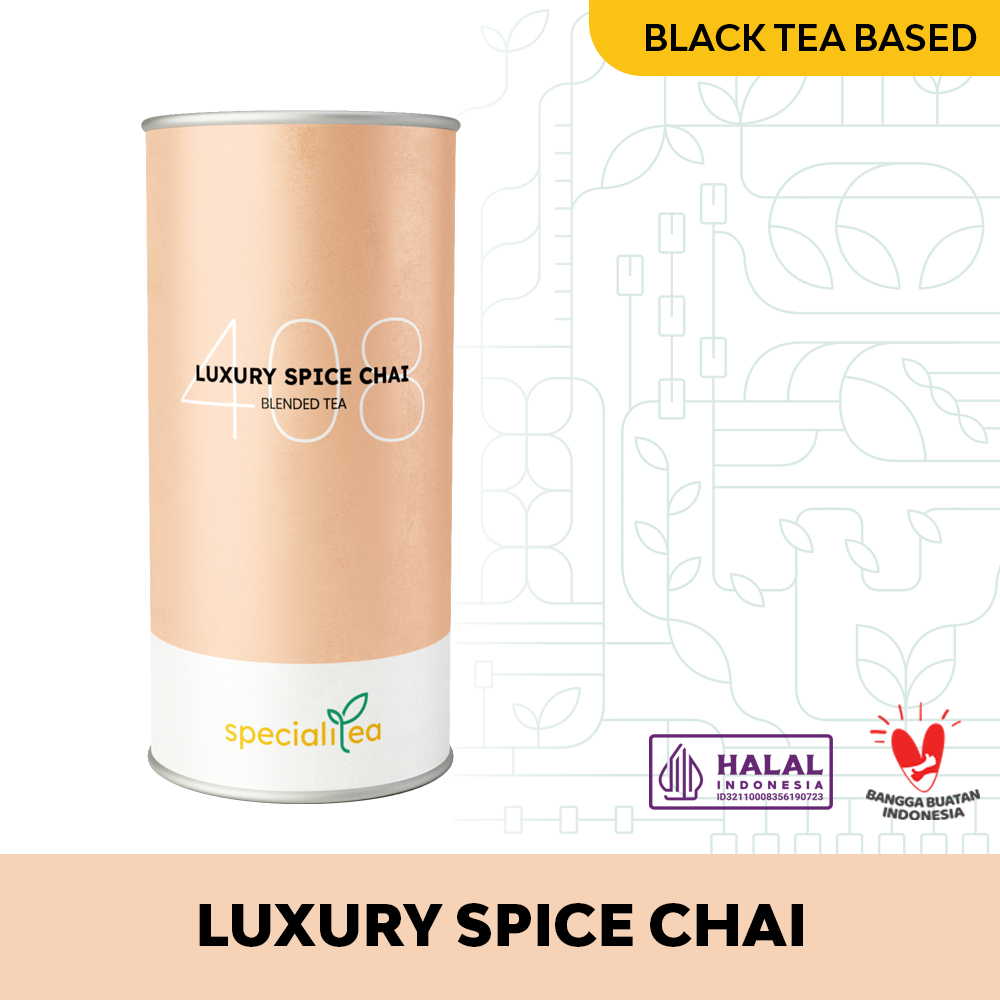 

Luxury Spice Chai - Blended Tea - Black Tea / Teh Hitam - Specialitea - Indonesian Artisan tea