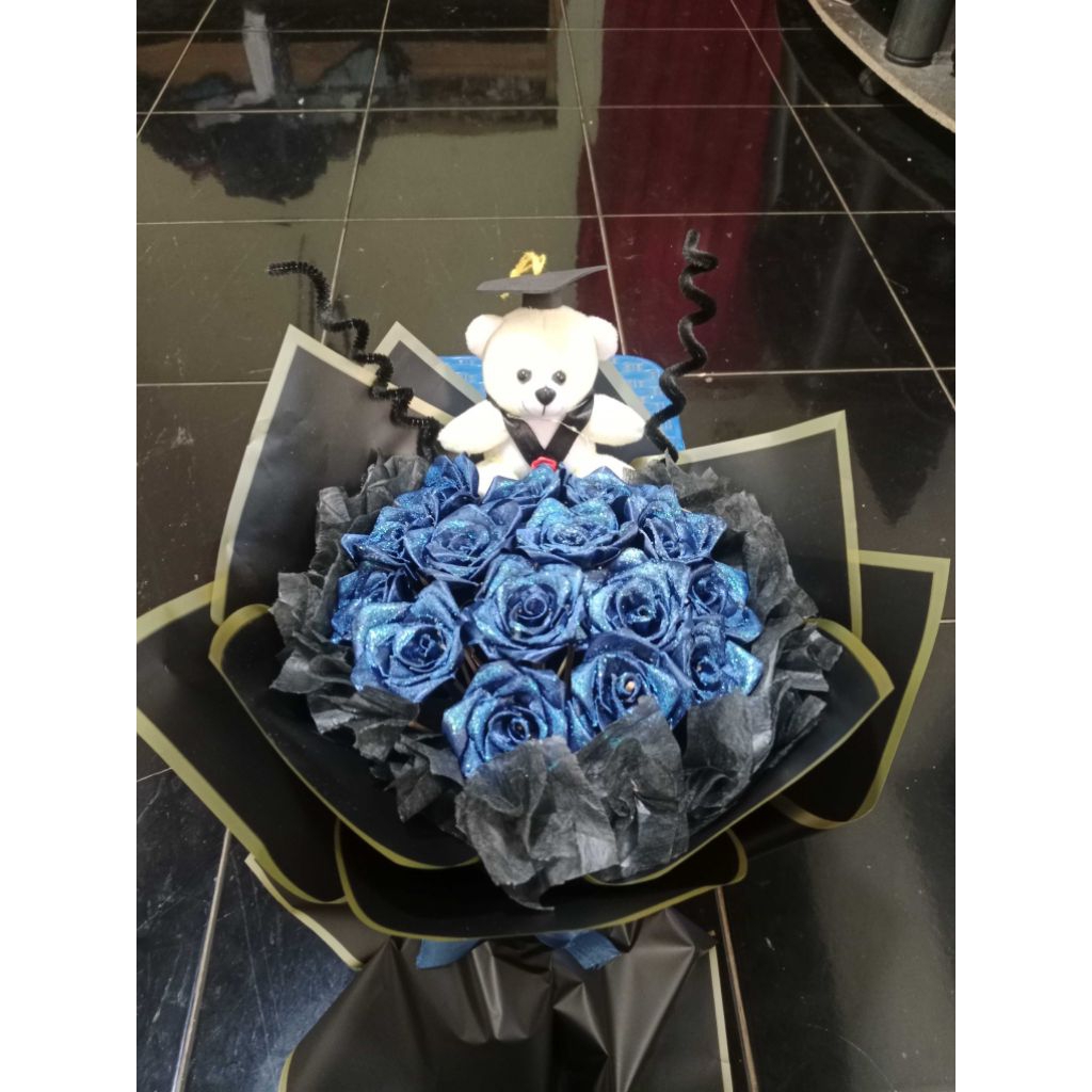 

buket pita satin+bunga