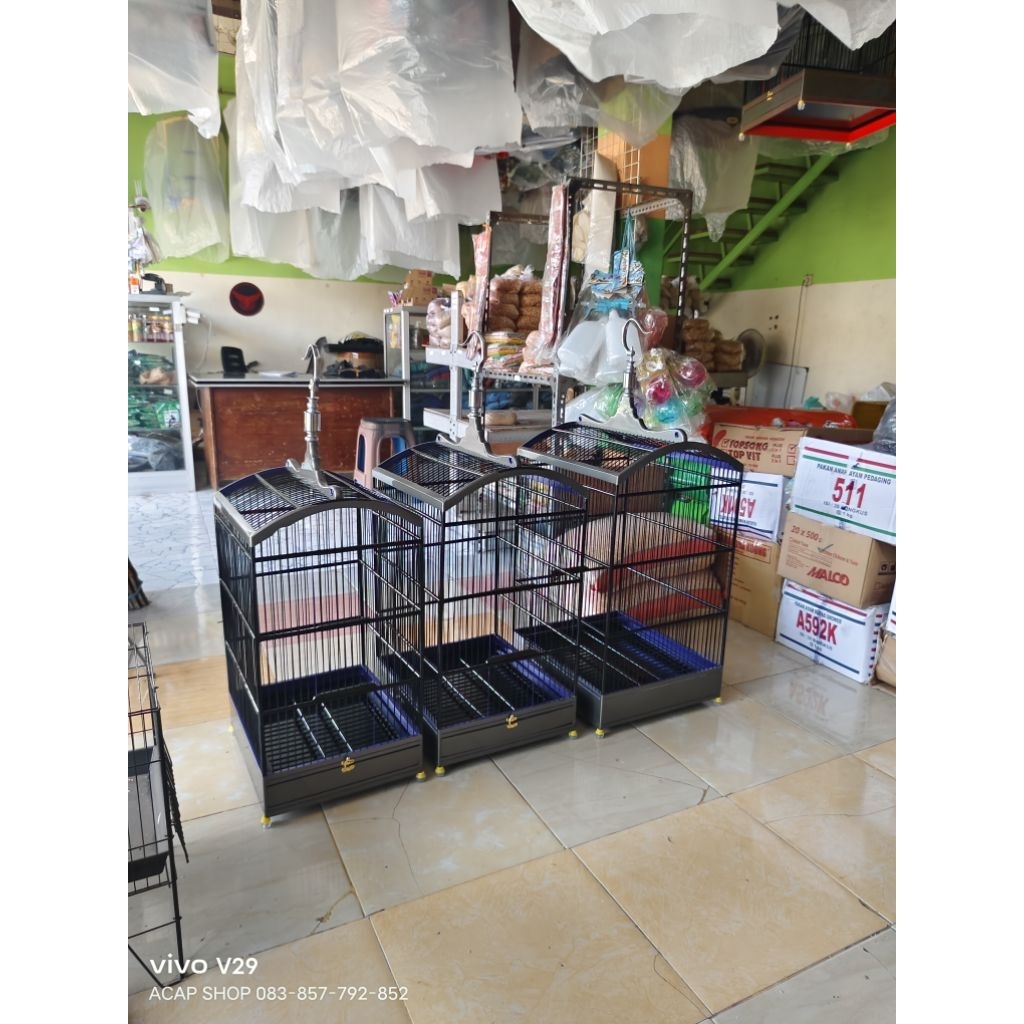 sangkar rep bnr kaki karet lacian cantolan stainless