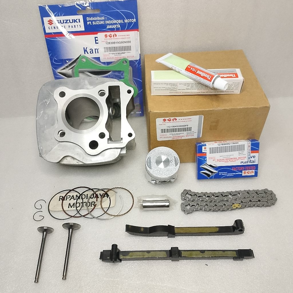 PAKET BLOK SEHER KOMPLIT SMASH TITAN 110, 6 AITEM