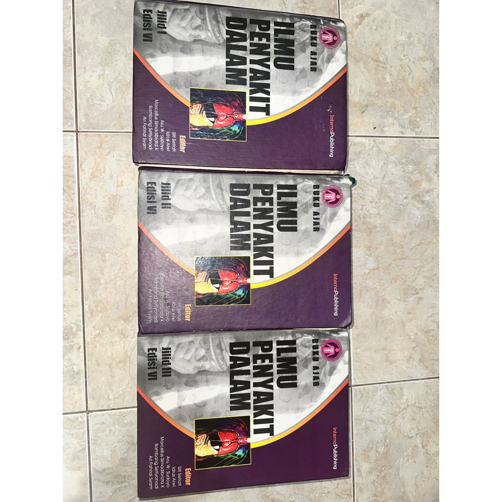 Preloved Buku Ajar Ilmu Penyakit Dalam (IPD) FK UI Edisi IV (terbaru) SET