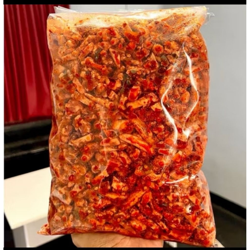 

Basreng pedas daun jeruk 1kg khas bandung