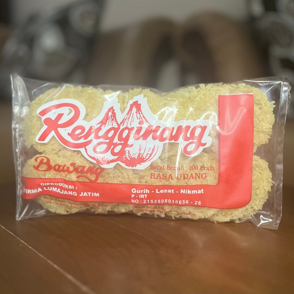 

Rengginang Cap Bawang 200 gr Rasa Udang - Firma Lumajang