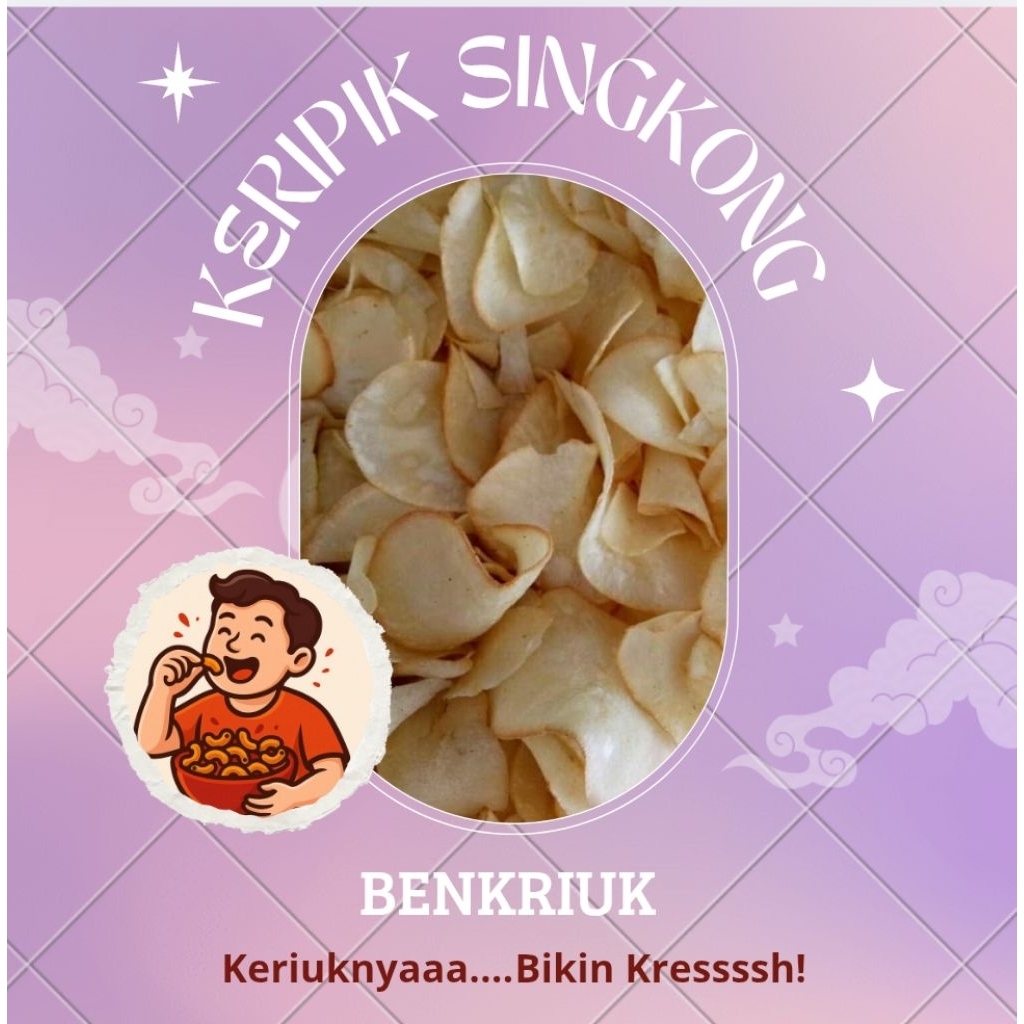 

(BENKRIUK) - KERIPIK SINGKONG ORIGINAL