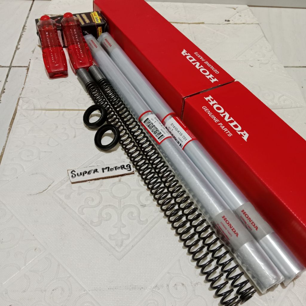 As Shock Depan Honda CB 150 R CB 150 Streethere CB 150 New Tutup Derat Shock+Per+Sil Oli (KYE)