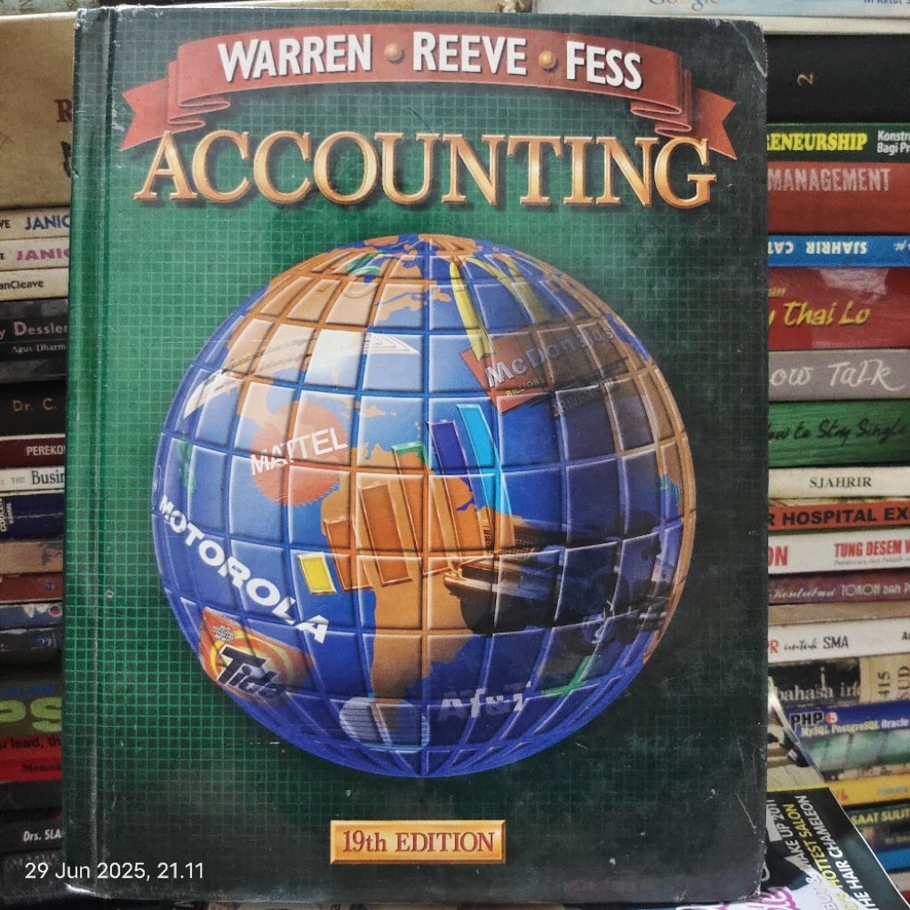 BUKU ACCOUNTING 19TH EDITION BY WARREN FESS REEVE ORIGINAL