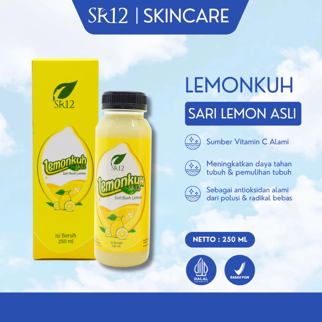 

Lemonkuh SR12 Sari Buah Lemon Asli Menjaga Daya Tahan Tubuh Minuman Diet Alami BPOM 250 ml 500 ml
