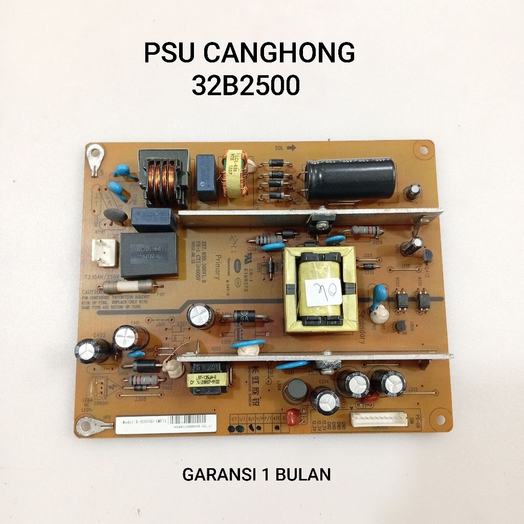 POWER SUPPLY CANGHONG 32B2500 PSU REGULATOR MESIN TV CANGHONG