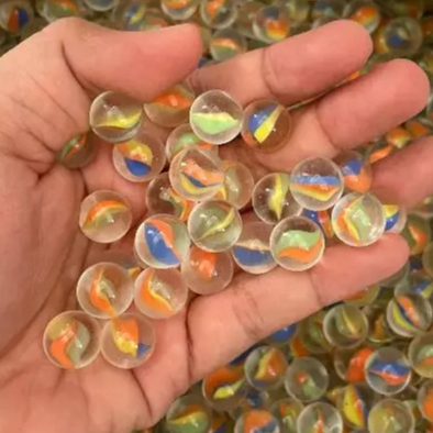 -/+ 55pcs / kelereng mini ukuran 1cm / gundu / neker / mainan tradisional