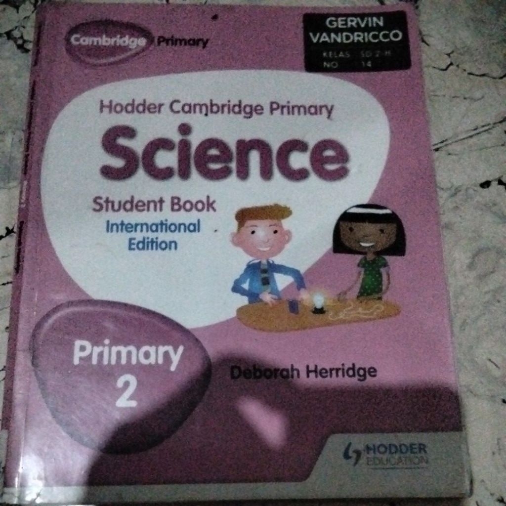Buku Hodder Cambridge primary science 2 texkbook