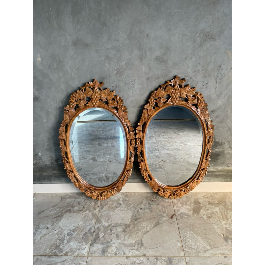 Cermin Ukir Jati / Cermin Jati / Cermin Dinding | Cermin Ukir Jepara