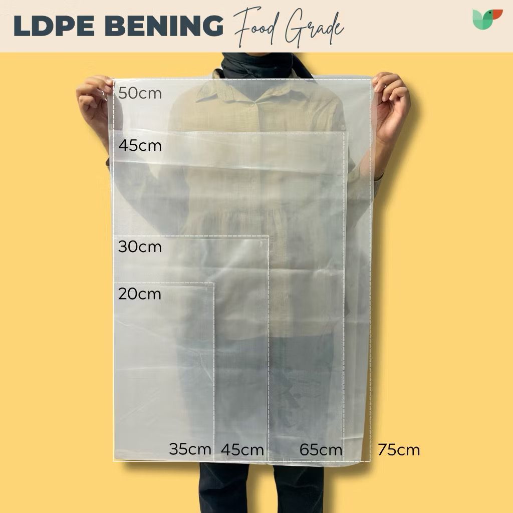 Kantong PP Plastik Bening anti sobek Murah Praktis Kaca OPP Parcel