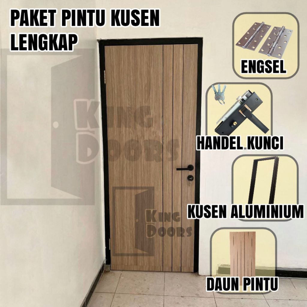 pintu kamar minimalis | Satu set pintu kusen lengkap | Pintu minimalis | pintu kamar murah | pintu r