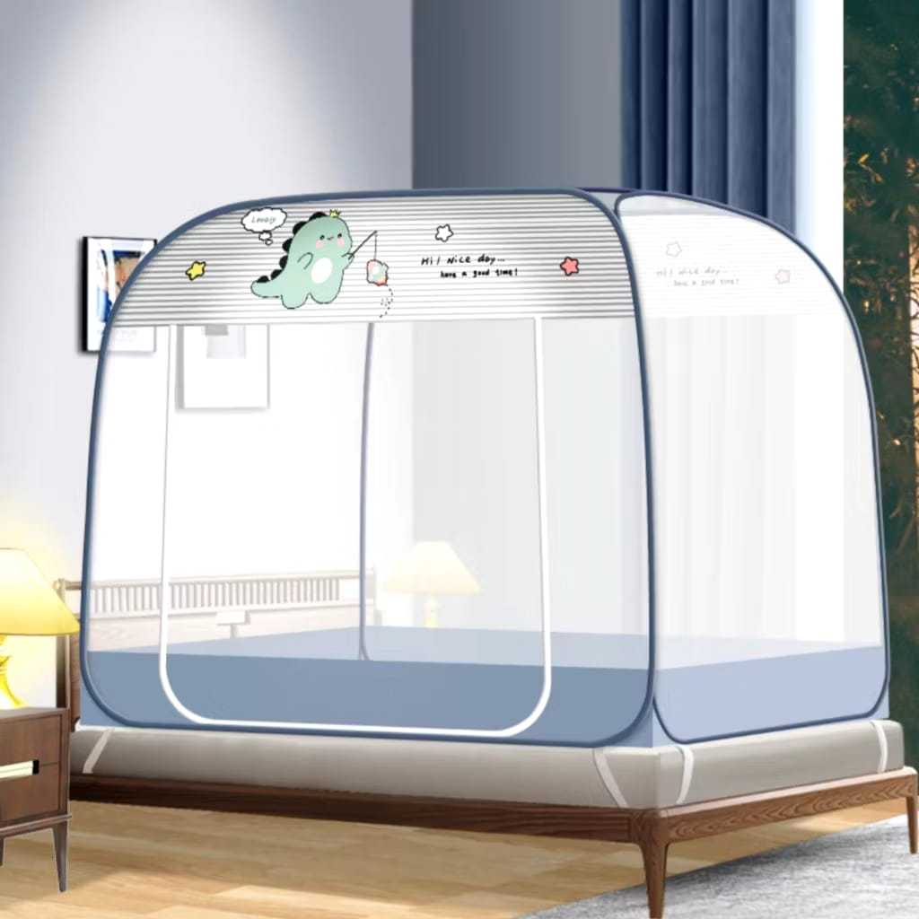 kelambu  Tenda lipat200x200 jumbo kelambu tenda kelambu tidur anti nyamuk kelambu portable HSBS