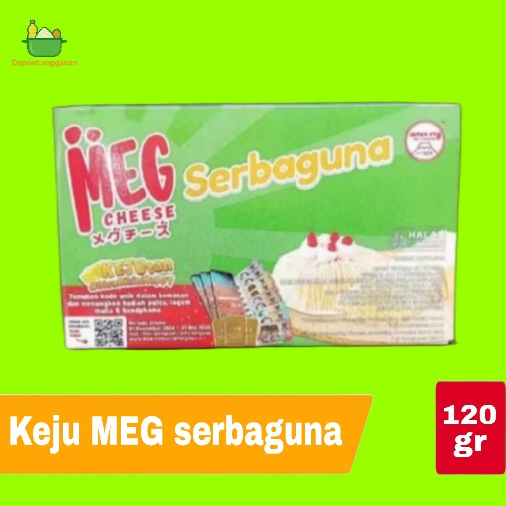 

Keju Meg Cheese Cheddar 120gr – Serbaguna chesse cheddar