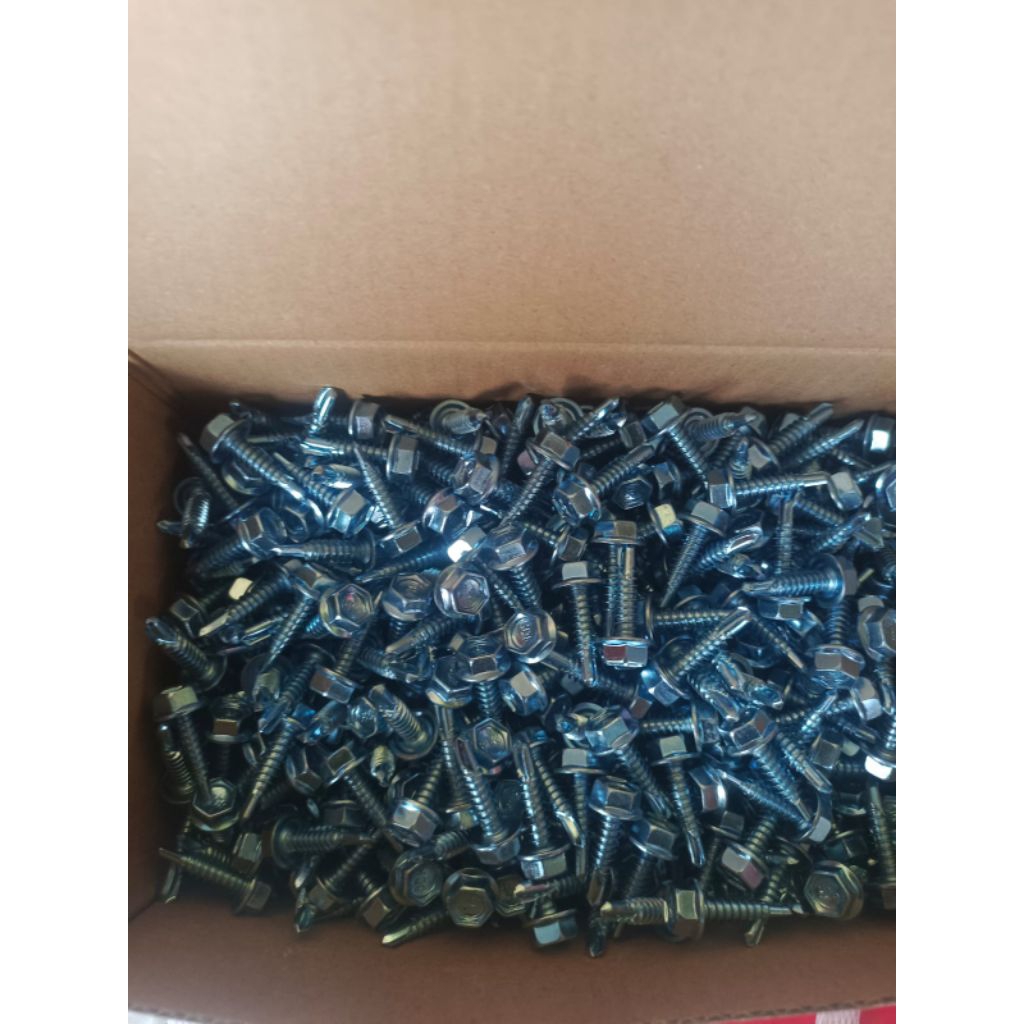 Baut Roofing Baja Ringan 10x19 / sekrup Roofing 100 pcs