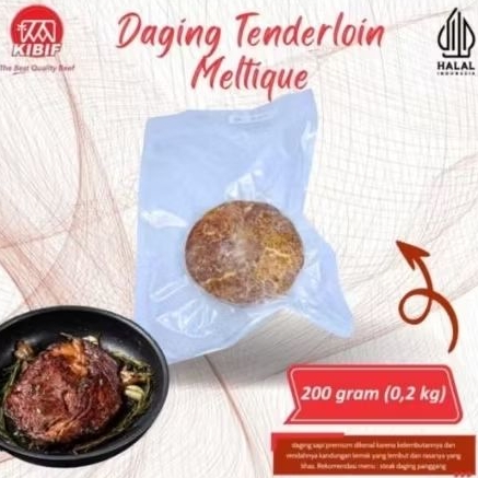 

Daging Tenderloin Meltique Porsi 200gr