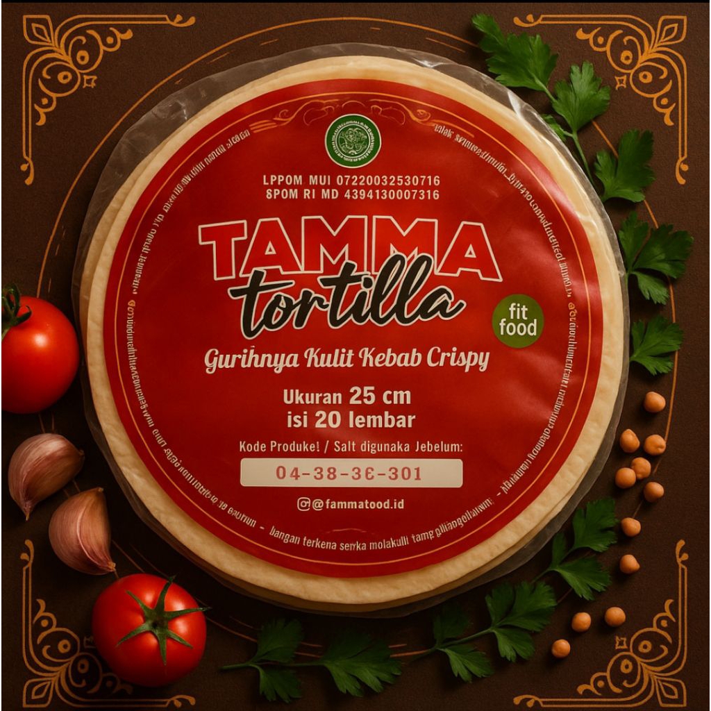 

Kulit Tortilla Tamma Size 25cm