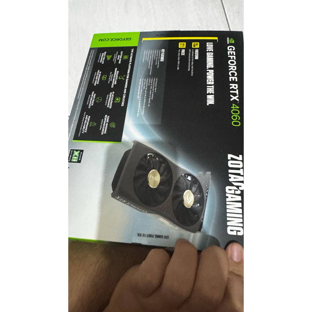 Zotac RTX 4060 8gb Second pembelian mei 2025