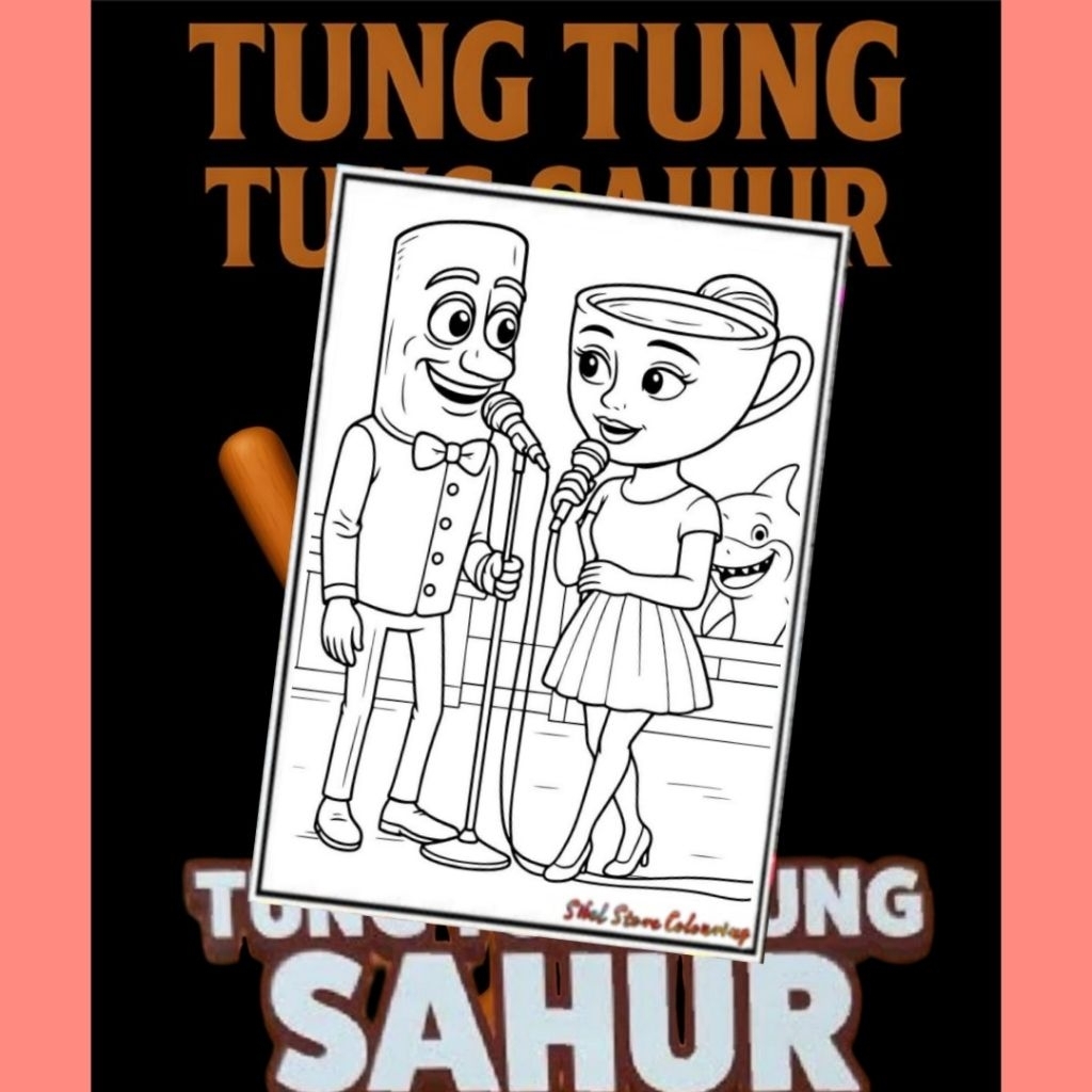 

Kertas Mewarnai Tema Tung Tung Sahur Collection V1 isi 13 Lembar / Anomali / Italian Brainrot / Kertas Mewarnai Anak TK / PAUD / SD