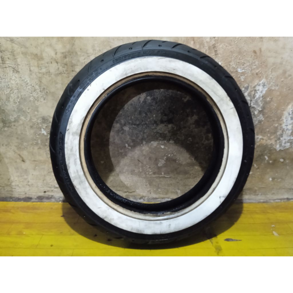 Ban Dunlop D407 white wall 130/90-16