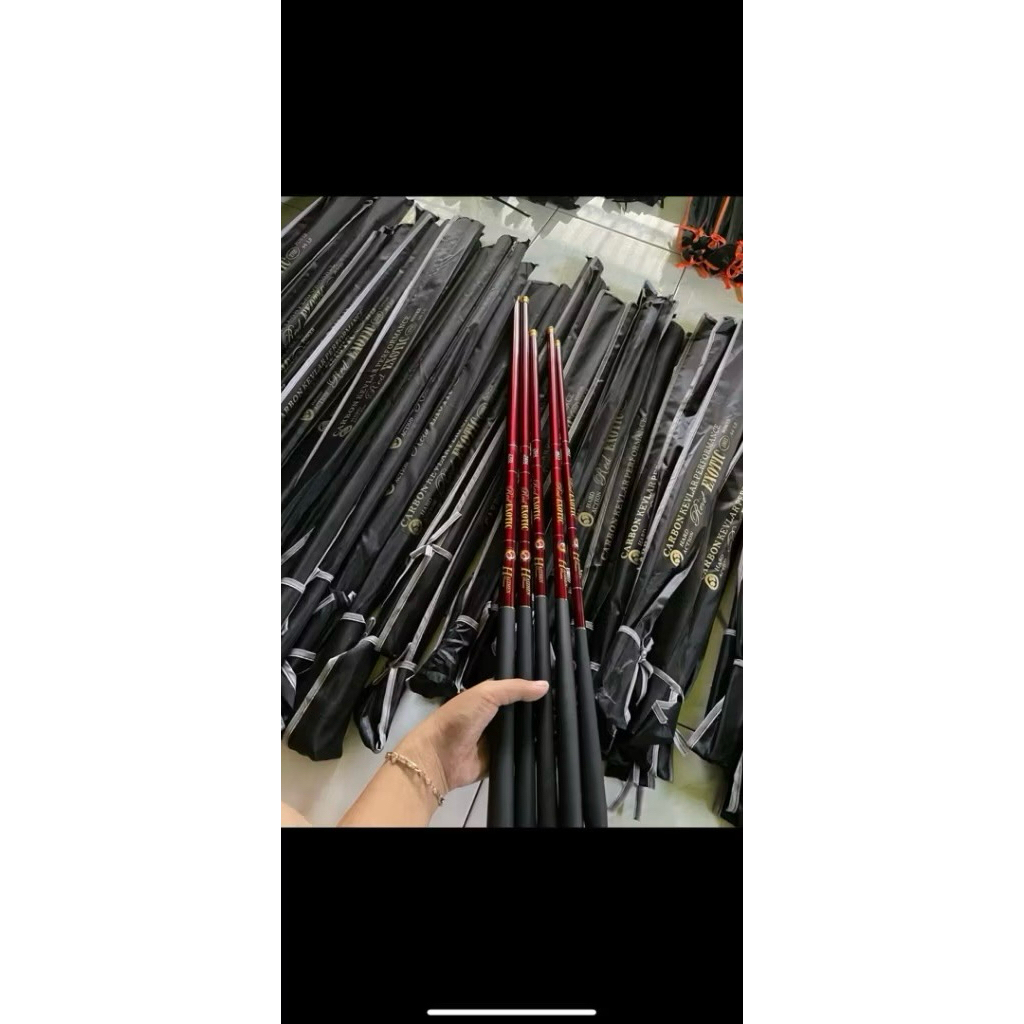 JORAN TEGEK HAIZEN RED EXOTIC CARBON HARD KAKU