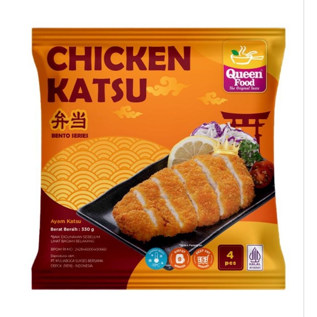 

Queen Food Chicken Katsu (350gr) 4pcs Chicken Katsu Queen Food