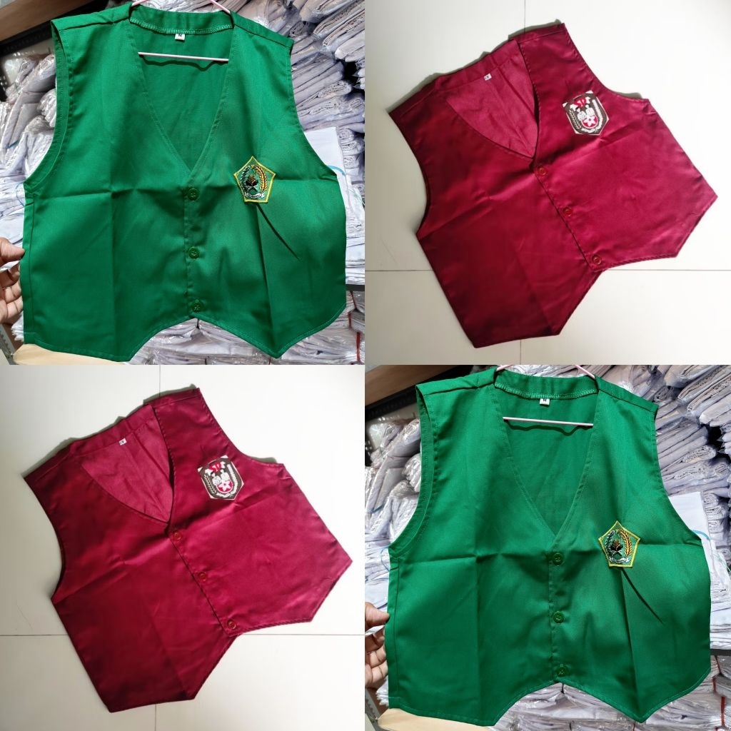Rompi SD/MI | Rompi Merah SD | Rompi Hijau MI | Seragam Sekolah
