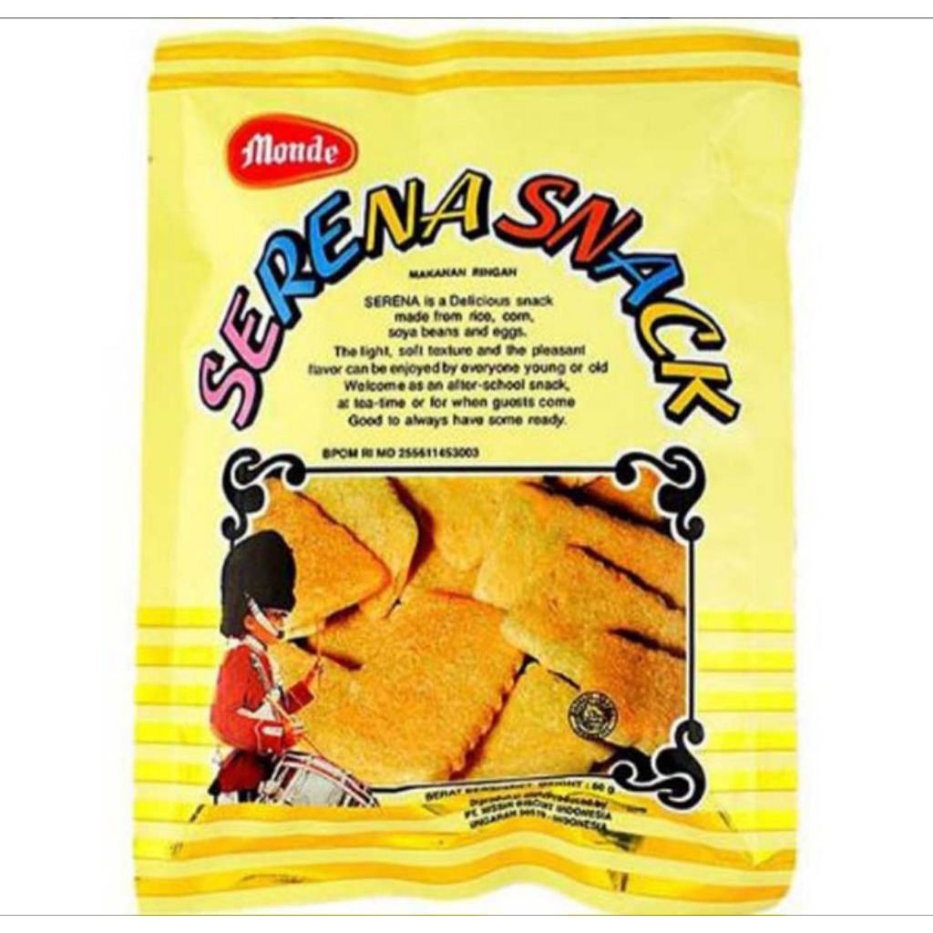 

MONDE SERENA SNACK GOLD 60 G TEKSTUR RENYAH( HALAL)