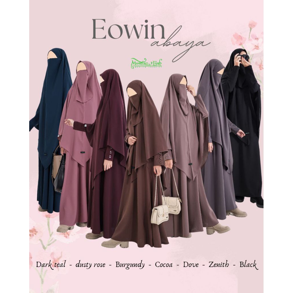 Gamis Set Fk Eowin by Mumtaz Hijab | Gamis Syari | Gamis Set French Khimar