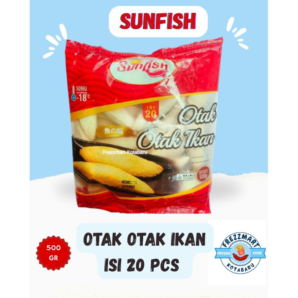 

SUNFISH Otak Otak Ikan / Olahan Ikan 500 Gr isi 20 Pcs / Frezzmart Kotabaru