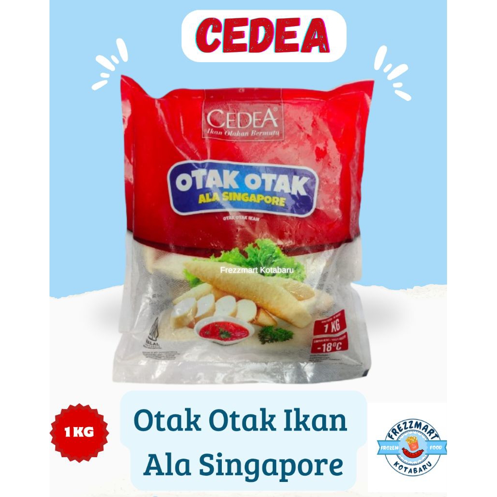 

CEDEA Otak Otak Ikan Ala Singapore - Olahan Ikan 1 Kg Halal Frozen Food Fresh Murah Pontianak - Frezzmart Kotabaru