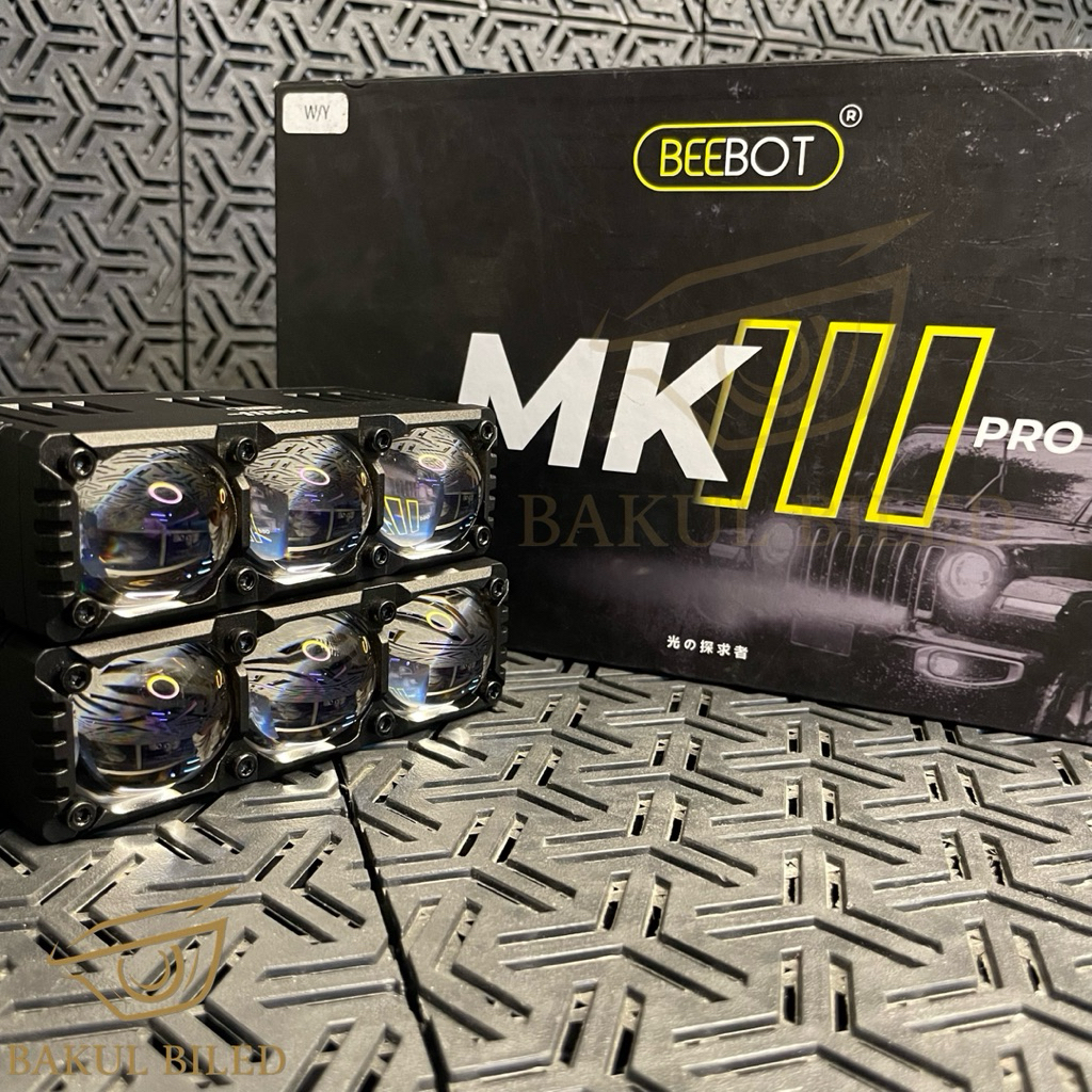 MINIPROJIE BEEBOT / LAMPU TEMBAK | MINI LASER BEEBOT MK III PRO (3 Mata) | MINI LASER 2X75W = 150 W
