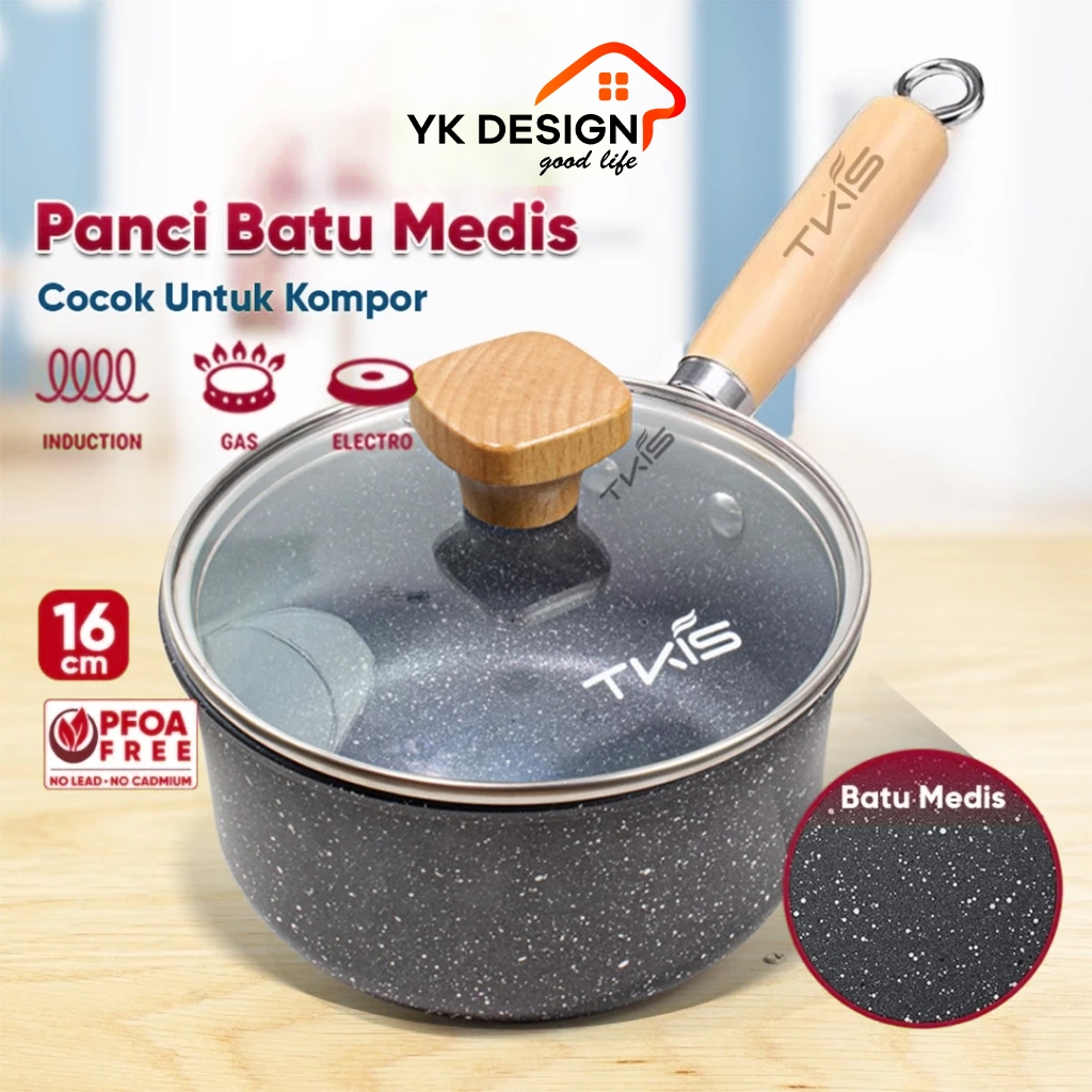 [READYYY] TKIS Panci Susu batu medis Panci Mie panci Kuah Panci anti lengket TK-A861