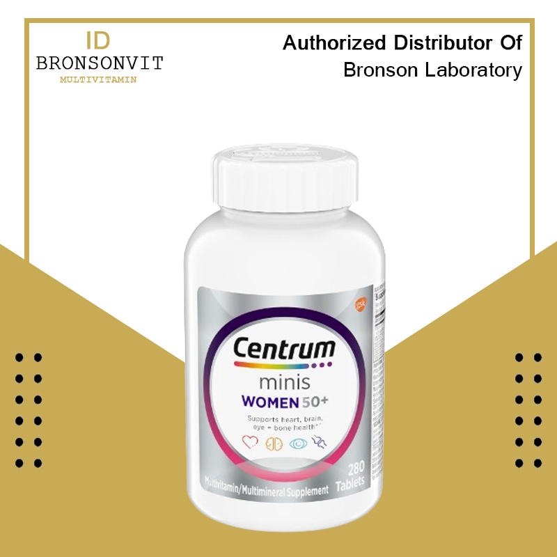 Centrum Silver 50+ Minis Women - 280 Tablets Multivitamin & Multimineral Supplements