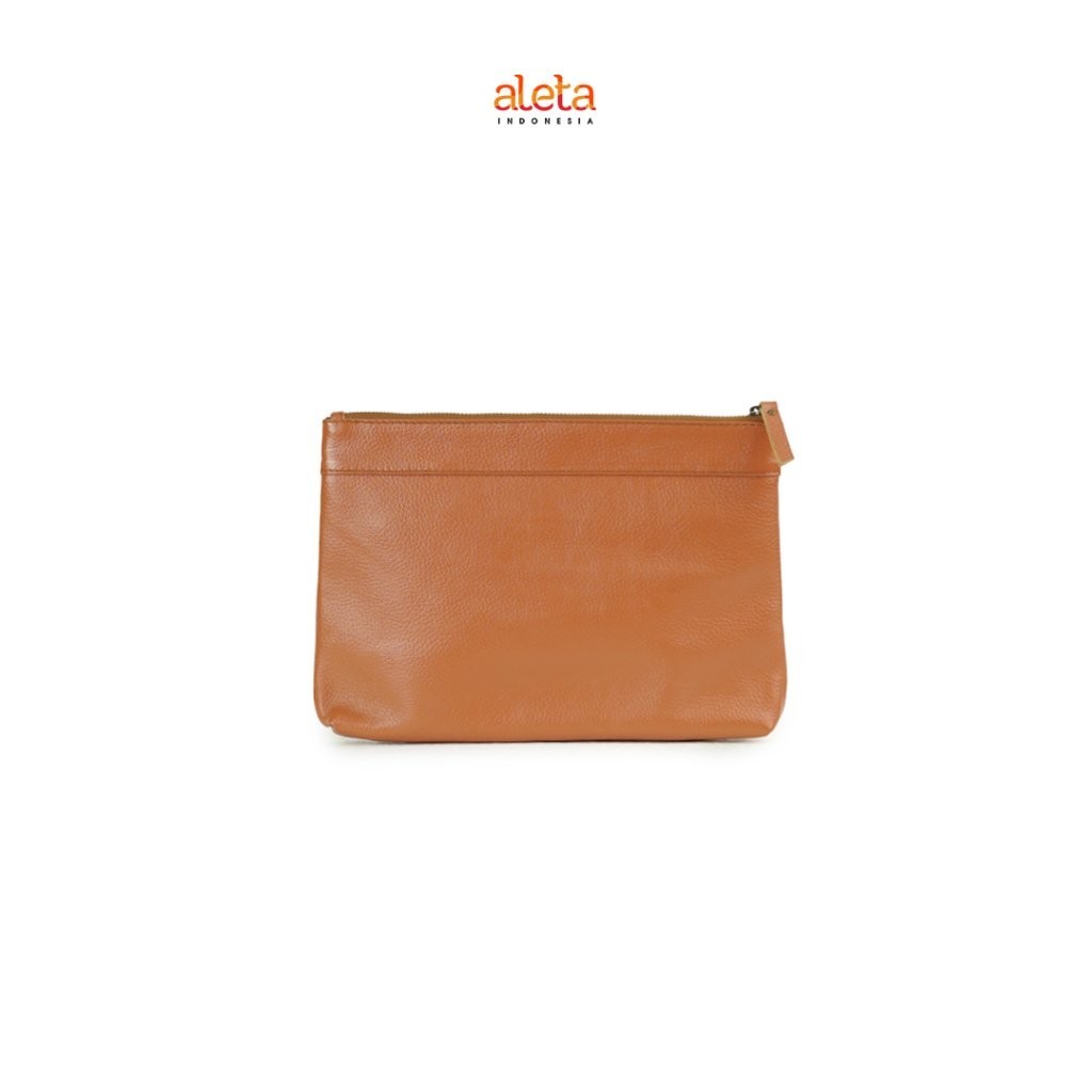 Aleta Indonesia - Bendera L Clutch Kulit Asli Premium Muat HP, Kartu, Dompet Free Grafir Nama