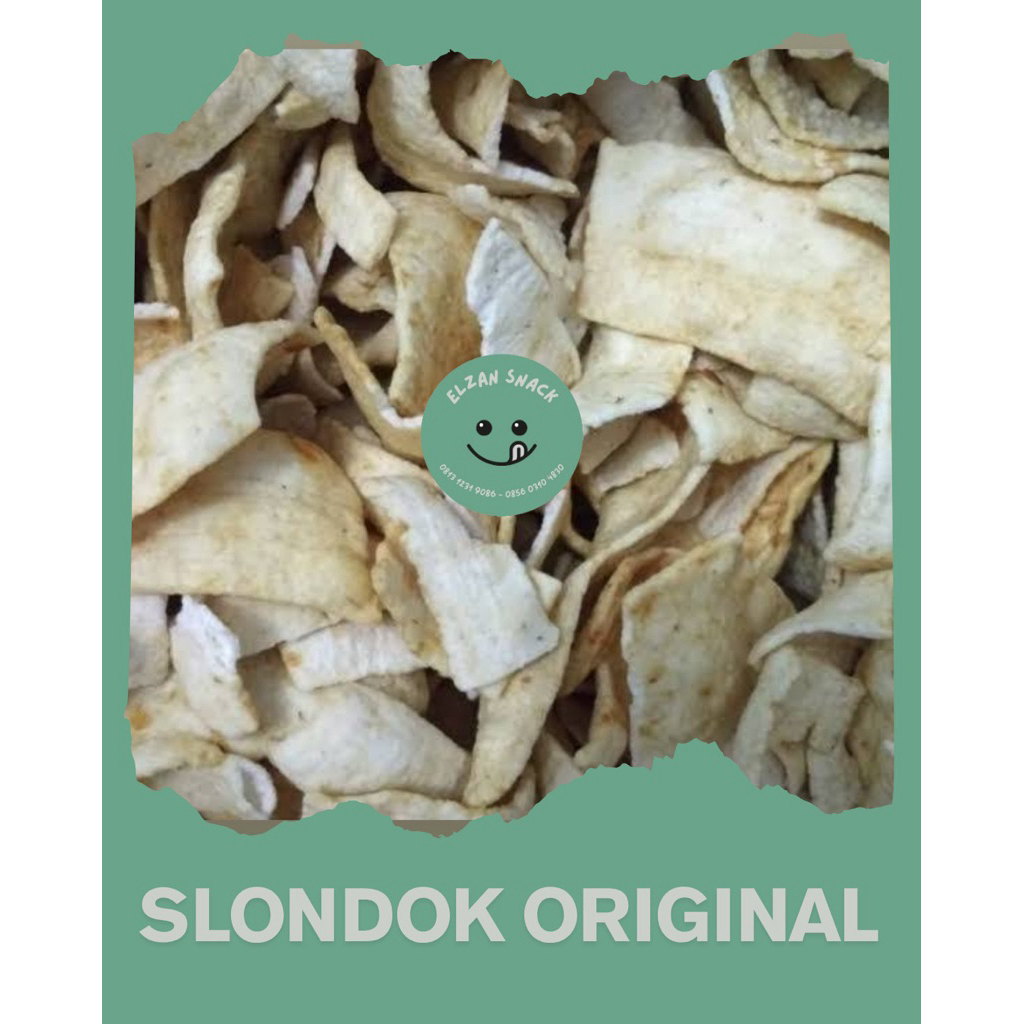 

Keripik Slondok Original / Selondok Asin By Elzan Snack
