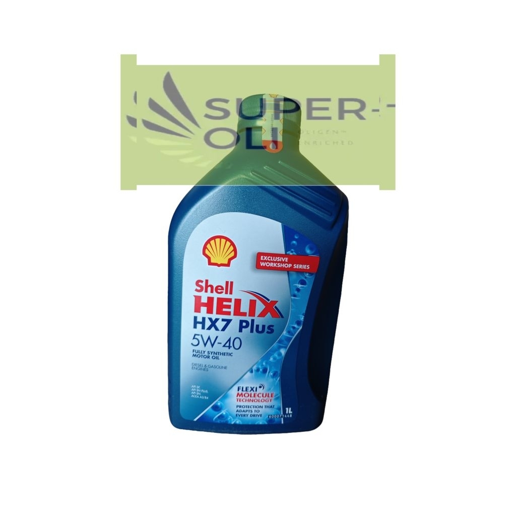 Shell Helix HX7 Plus 5W-40 Oli Mesin Full Sintetis untuk Motor dan Mobil Super Oli
