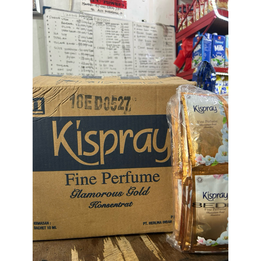 Kispray GOLD Renceng perDUS isi 576 pcs