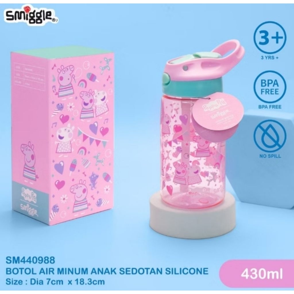 botol minum sedotan peppa botol karakter peppa pig botol minum anak peppa pig piring makan anak seka