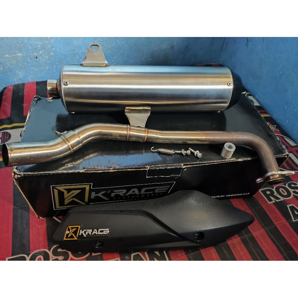K'Race knalpot std racing new aerox connected