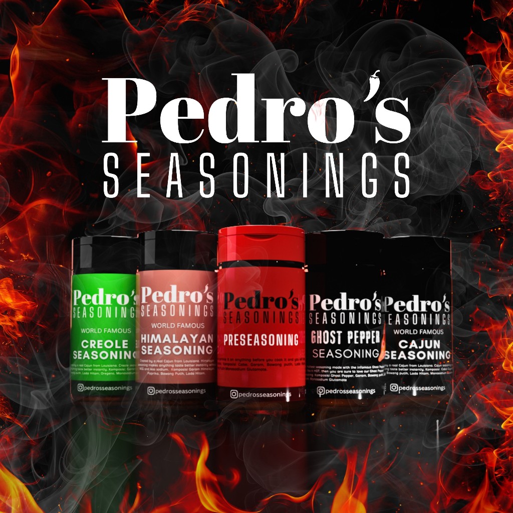 

Pedro’s Premium Seasoning - Bumbu Alami Daging & Makanan Serbaguna Pedas 50g-65g
