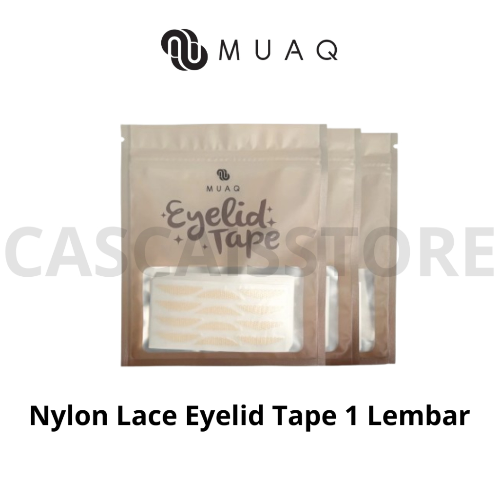 MUAQ Nylon Lace 1 Lembar Invisible Eyelid Tape Mata Kain Jaring S M L