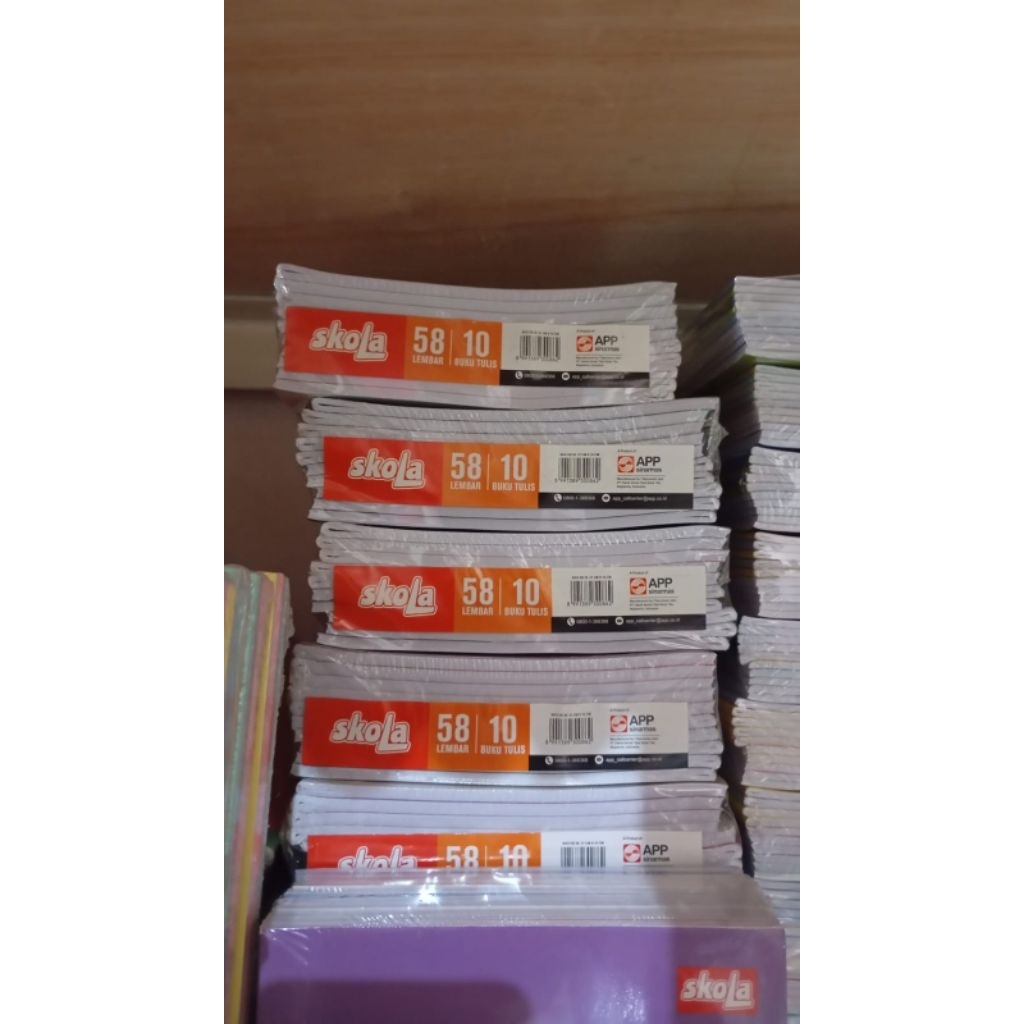 

(1pak) Buku Tulis Skola 58 by Sidu/ buku tulis kwarto Skola 58/ buku tulis murah