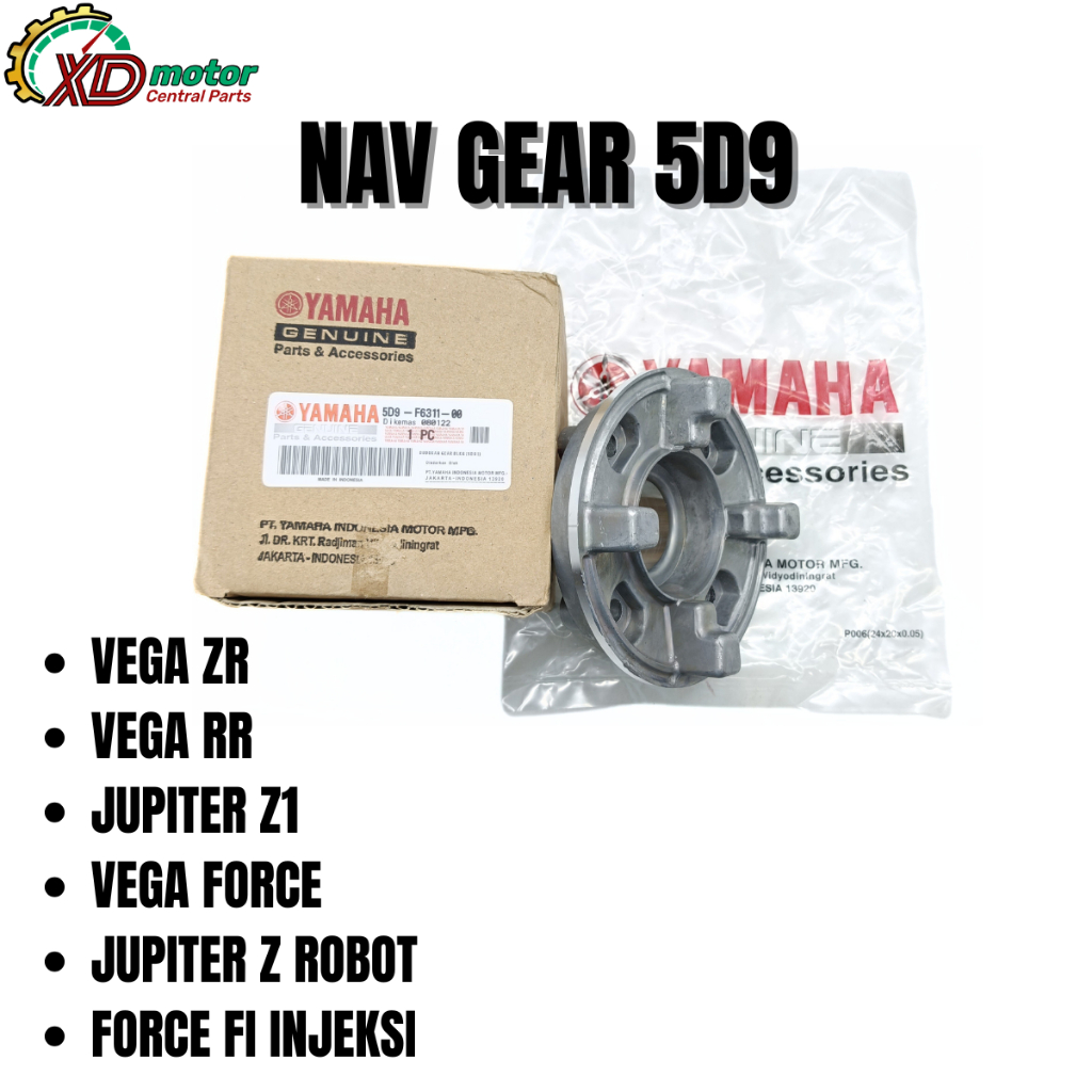NAV GEAR 5D9 YAMAHA UNTUK MOTOR VEGA ZR VEGA RR JUPITER Z1 VEGA FORCE JUPITER Z ROBOT FORCE INJEKSI